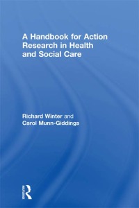 Imagen de portada: A Handbook for Action Research in Health and Social Care 1st edition 9780415224833