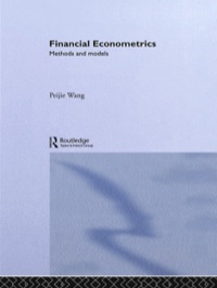 Imagen de portada: Financial Econometrics 1st edition 9780415224543