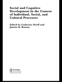 Imagen de portada: Social and Cognitive Development in the Context of Individual, Social, and Cultural Processes 1st edition 9780415224475