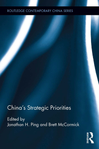 Imagen de portada: China's Strategic Priorities 1st edition 9780415707343