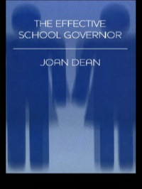 Omslagafbeelding: The Effective School Governor 1st edition 9780415223508