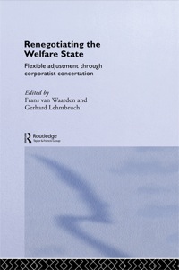 Imagen de portada: Renegotiating the Welfare State 1st edition 9780415223454