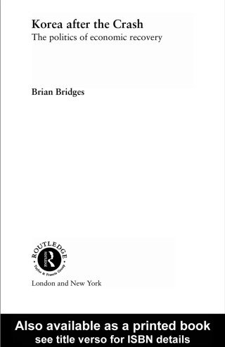 Cover image: Korea after the Crash 1st edition 9780415223263