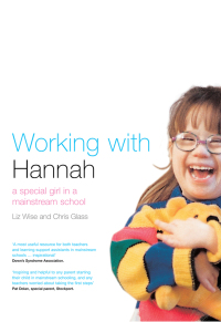 Cover image: Working With Hannah 1st edition 9780415222822