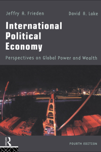 Cover image: International Political Economy 4th edition 9781138129887