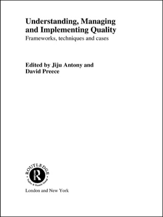 Imagen de portada: Understanding, Managing and Implementing Quality 1st edition 9781138615694