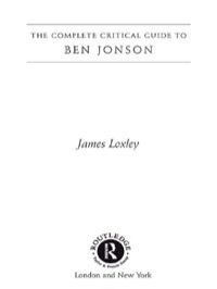 Cover image: Ben Jonson 1st edition 9780415222280