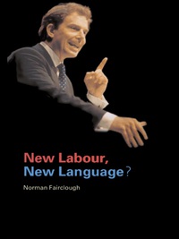 Cover image: New Labour, New Language? 1st edition 9780415218269