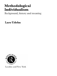 表紙画像: Methodological Individualism 1st edition 9781138871274