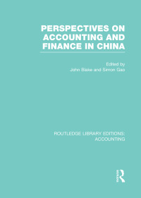Imagen de portada: Perspectives on Accounting and Finance in China (RLE Accounting) 1st edition 9780415834575