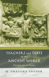 Imagen de portada: Teachers and Texts in the Ancient World 1st edition 9780415217651