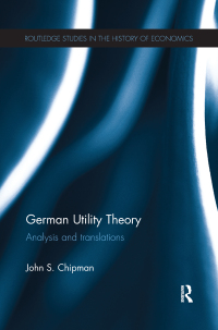Cover image: German Utility Theory 1st edition 9780415781138