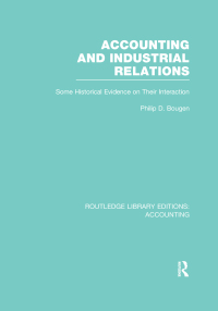 Imagen de portada: Accounting and Industrial Relations (RLE Accounting) 1st edition 9781138965775