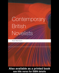 Cover image: Contemporary British Novelists 1st edition 9780415217095