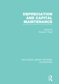 صورة الغلاف: Depreciation and Capital Maintenance (RLE Accounting) 1st edition 9780415707831