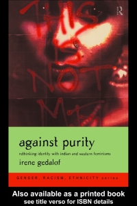 Imagen de portada: Against Purity 1st edition 9780415215862