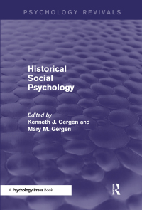 Cover image: Historical Social Psychology 1st edition 9781848722606