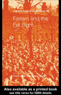 表紙画像: The Routledge Companion to Fascism and the Far Right 1st edition 9780415214940