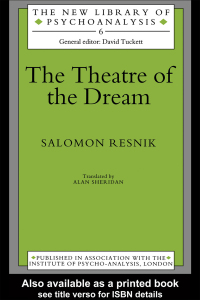 صورة الغلاف: The Theatre of the Dream 1st edition 9780415214865