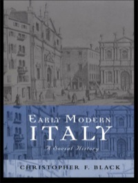 Cover image: Early Modern Italy 1st edition 9780415109352