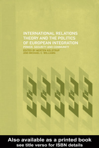 Cover image: International Relations Theory and the Politics of European Integration 1st edition 9780415214162