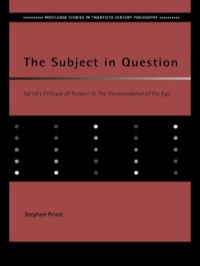 Imagen de portada: The Subject in Question 1st edition 9780415758192