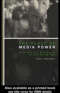 Cover image: The Place of Media Power 1st edition 9780415213158