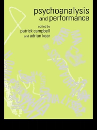 Titelbild: Psychoanalysis and Performance 1st edition 9780415212045