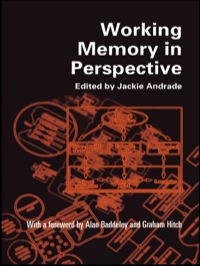 Omslagafbeelding: Working Memory in Perspective 1st edition 9780415211987