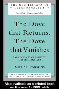 Cover image: The Dove that Returns, The Dove that Vanishes 1st edition 9780415211819