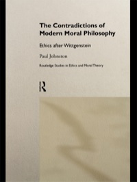 Imagen de portada: The Contradictions of Modern Moral Philosophy 1st edition 9781138007345