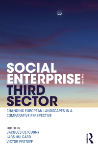 Cover image: Social Enterprise and the Third Sector 1st edition 9780415831550