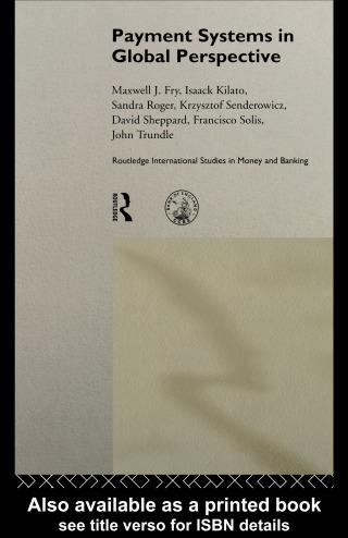Titelbild: Payment Systems in Global Perspective 1st edition 9780415207645