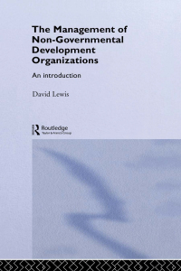 Imagen de portada: The Management of Non-Governmental Development Organizations 1st edition 9780415207584