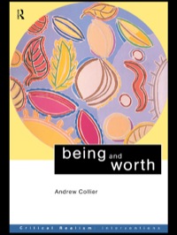 صورة الغلاف: Being and Worth 1st edition 9780415207355