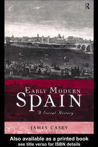 Cover image: Early Modern Spain 1st edition 9780415206877