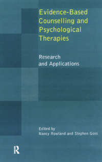 صورة الغلاف: Evidence Based Counselling and Psychological Therapies 1st edition 9780415205061