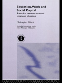 Cover image: Education, Work and Social Capital 1st edition 9780415204347