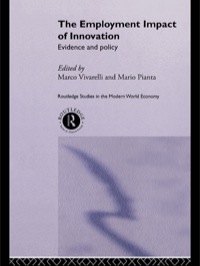 表紙画像: The Employment Impact of Innovation 1st edition 9780415204330