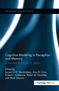 Omslagafbeelding: Cognitive Modeling in Perception and Memory 1st edition 9781138286610