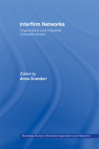 Cover image: Interfirm Networks 1st edition 9781138007291