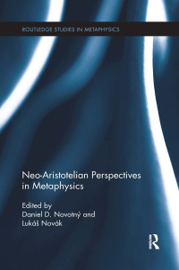 Imagen de portada: Neo-Aristotelian Perspectives in Metaphysics 1st edition 9781138209619