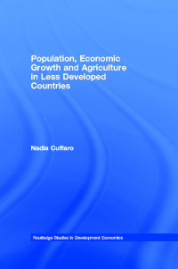 صورة الغلاف: Population, Economic Growth and Agriculture in Less Developed Countries 1st edition 9780415202909