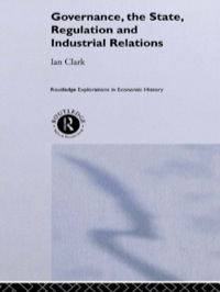 Imagen de portada: Governance, The State, Regulation and Industrial Relations 1st edition 9780415202633