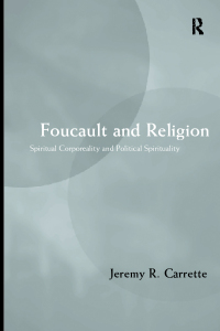 Cover image: Foucault and Religion 1st edition 9780415202596