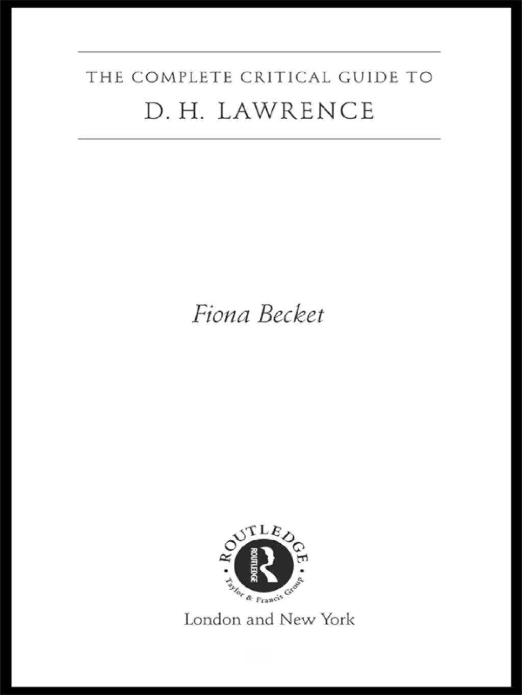 D.H. Lawrence 1st Edition