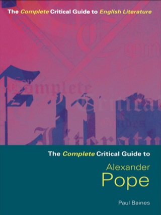 Cover image: Alexander Pope 1st edition 9780415202466