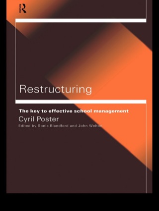 Cover image: Restructuring 1st edition 9780415202176