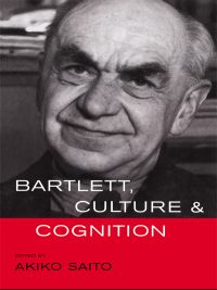 Imagen de portada: Bartlett, Culture and Cognition 1st edition 9780415201735