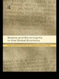 Imagen de portada: States and Sovereignty in the Global Economy 1st edition 9780415201193